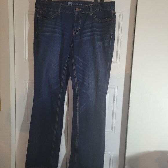Massimo Booty lift Curvy Fit Bootcut Womens Denim Blue size 14 long - Picture 1 of 7